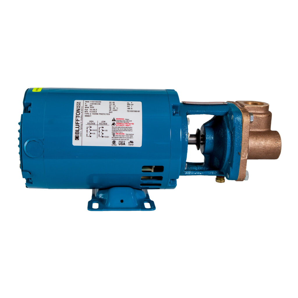 Burks CT series centrifugal pump used for boiler feed and condensate systems
