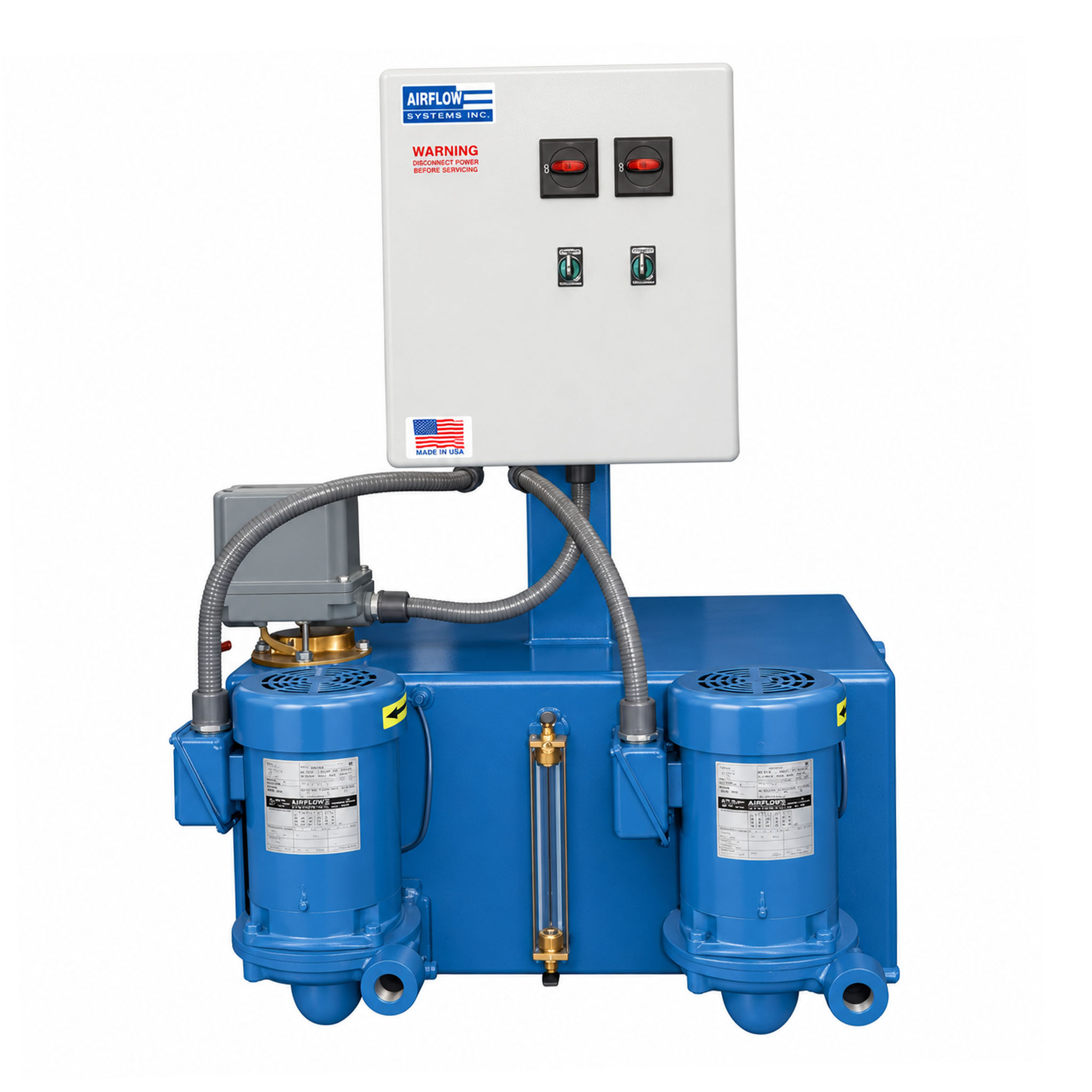 AirFlow duplex condensate recovery unit with control panel